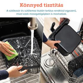 Kép 13/15 - Cosori Dual Blaze Forrólevegős Sütő (Sötétszürke) CAF-P583S-KEUR