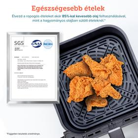 Kép 14/15 - Cosori Dual Blaze Forrólevegős Sütő (Sötétszürke) CAF-P583S-KEUR