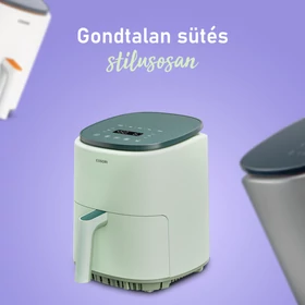 Kép 10/13 - Cosori Lite Forrólevegős Sütő (Zöld) CAF-LI401S-GEUR