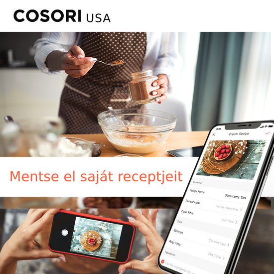 Cosori Premium Smart Forrólevegős Sütő CS158-AF-RXB - Cosori ...