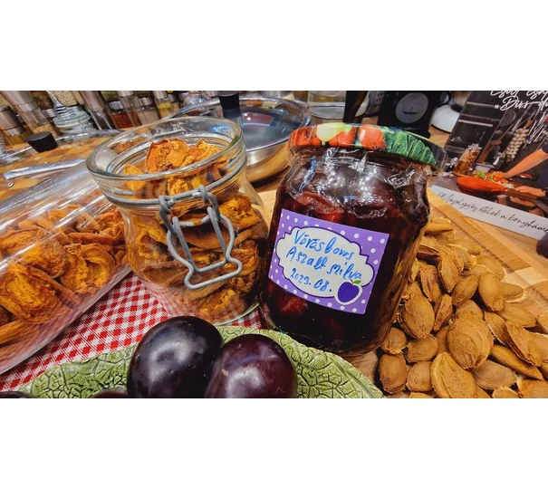 Sárgabarack ~ kékszilva, vörösboros aszalt szilva