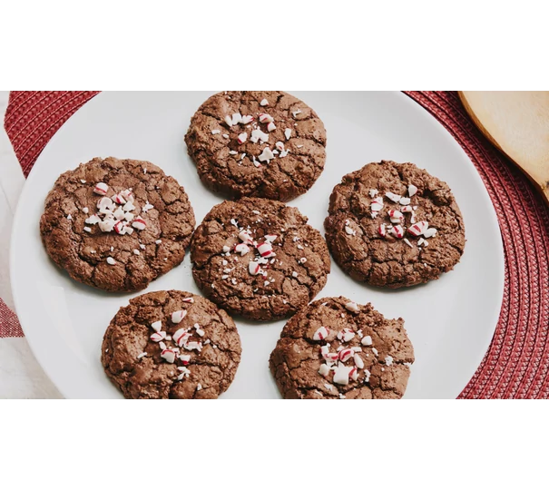 Karamellás, borsmentás brownie sütik