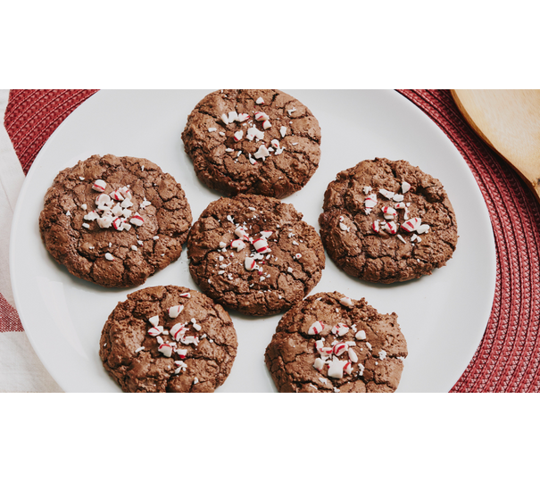 Karamellás, borsmentás brownie sütik