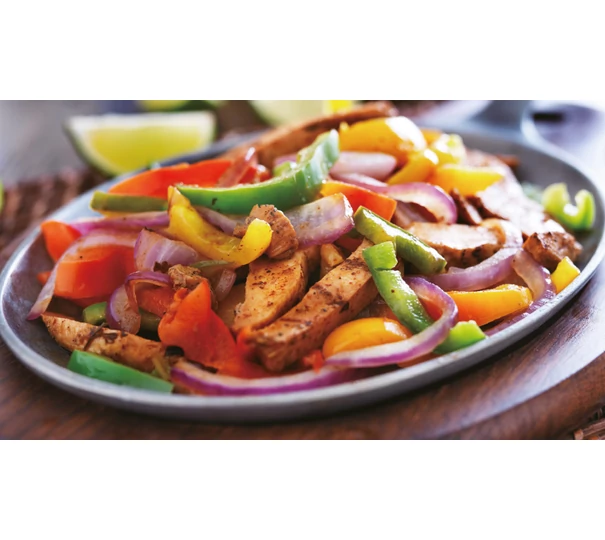 Csirkés fajitas