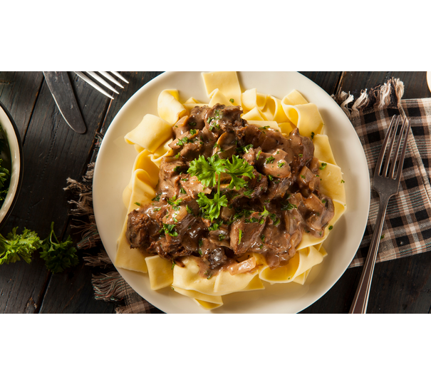 Marha stroganoff