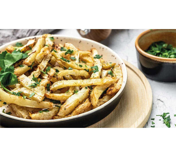 Szarvasgombás pasztinákhasábok