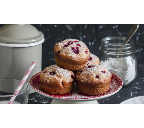Narancsos áfonyás muffin
