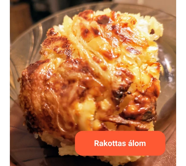 Tojásos, tejfölös, baconos reszelt burgonya "Rakottas álom"